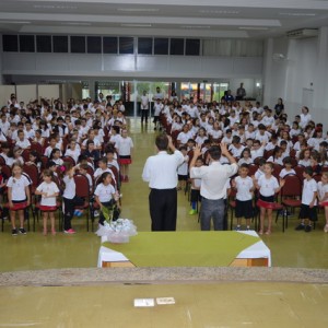 ARCEBISPO DOM ANUAR EM VISITA AO COLÉGIO SANTO INÁCIO