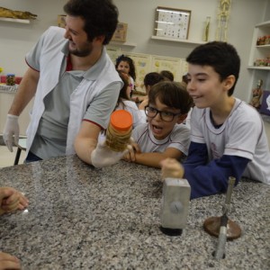 AULA NO LABORATÓRIO SOBRE ANIMAIS VERTEBRADOS E INVERTEBRADOS