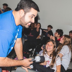 VISITA DO SBT EM AGRADECIMENTO A MISSÃO SOLIDÁRIA - MINHA ESCOLA É MASSA