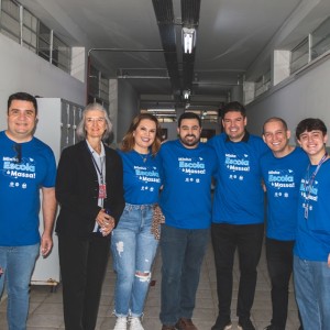 VISITA DO SBT EM AGRADECIMENTO A MISSÃO SOLIDÁRIA - MINHA ESCOLA É MASSA