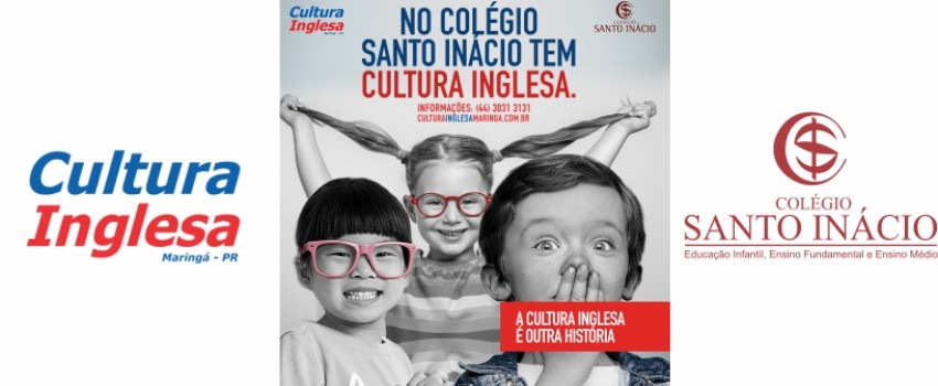 NO COLÉGIO SANTO INÁCIO TEM CULTURA INGLESA